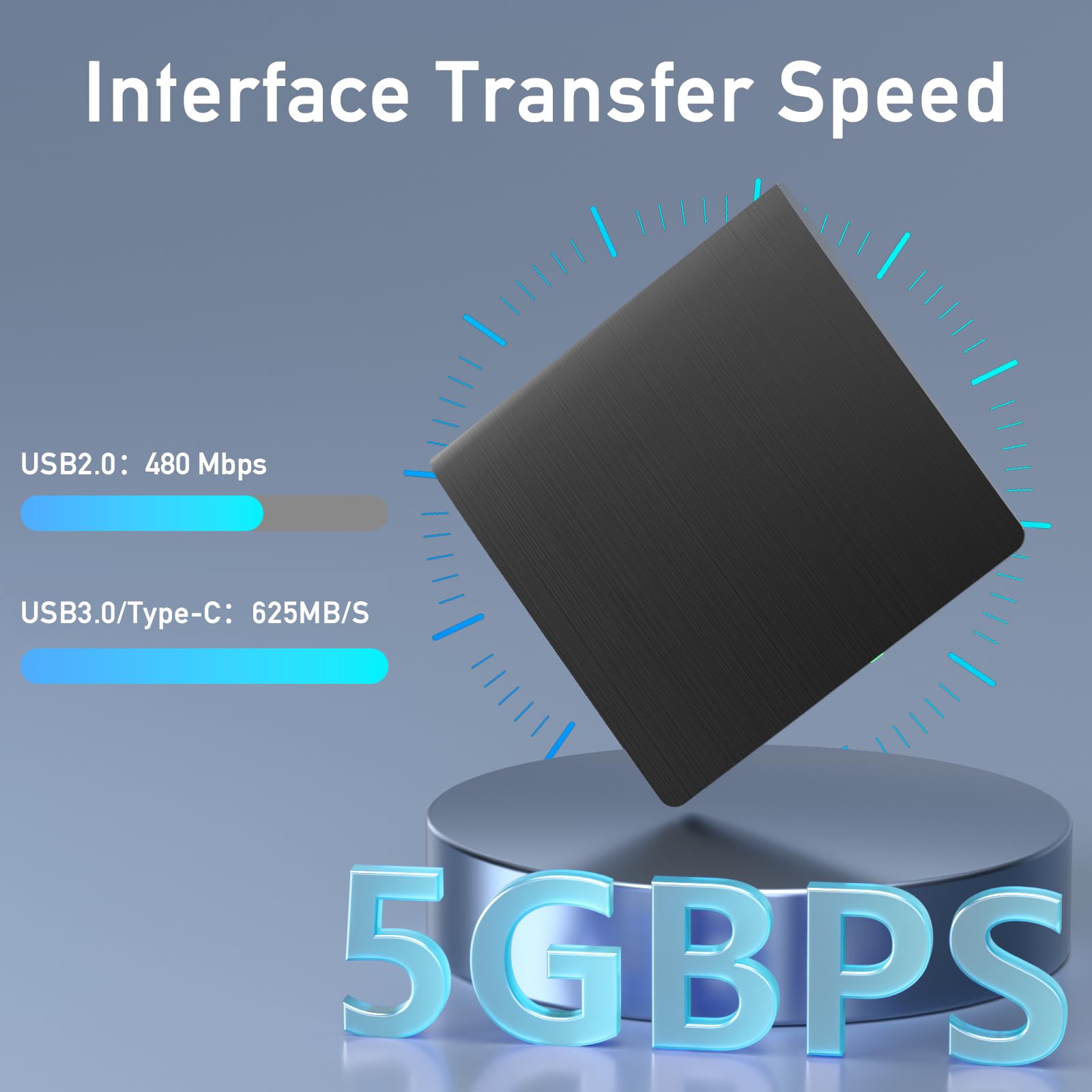 Amazon.co.jp: 外付けブルーレイドライブ、PC用ポータブル3D外部